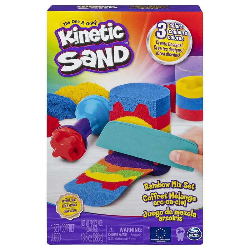 Spin Master Kinetic Sand Rainbow Mix Set 1