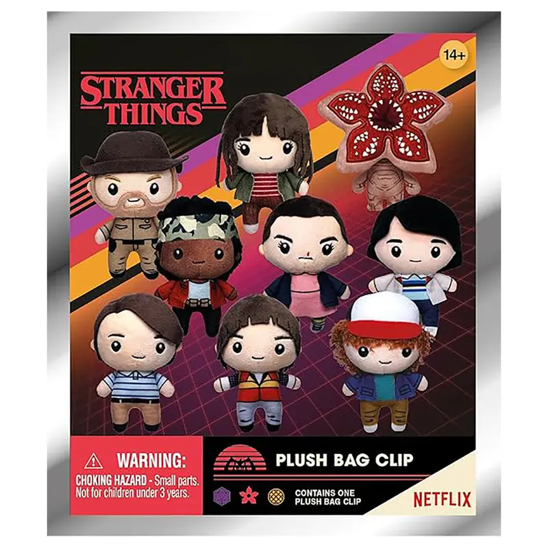 Stranger Things Plush Bag Clip (Styles Vary) 1
