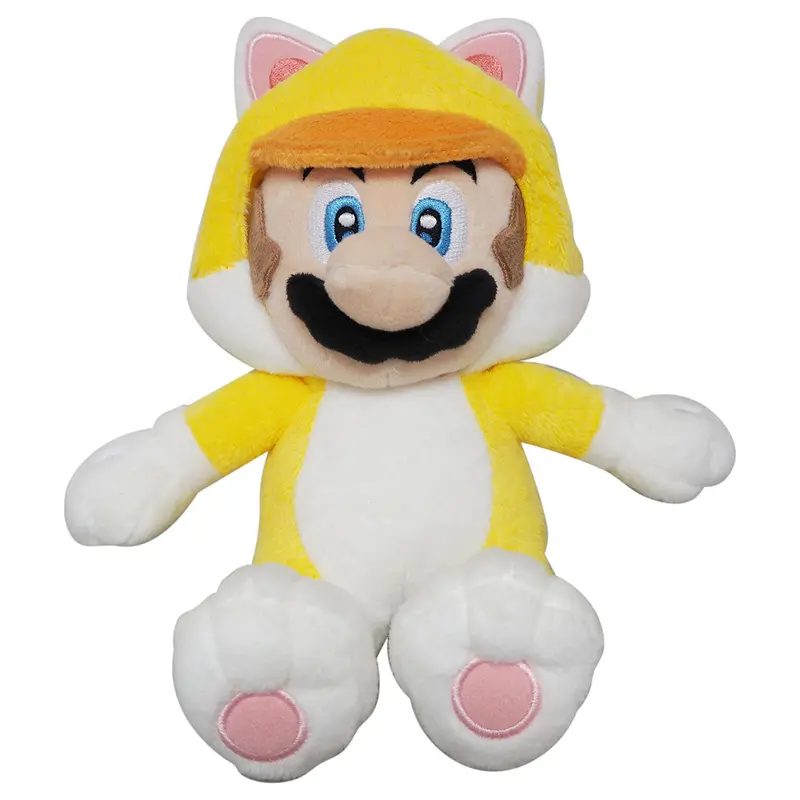 Super Mario Cat Mario 9" Plush 1