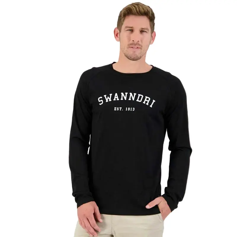Swanndri Men's Merino Long Sleeve Raglan Top 1