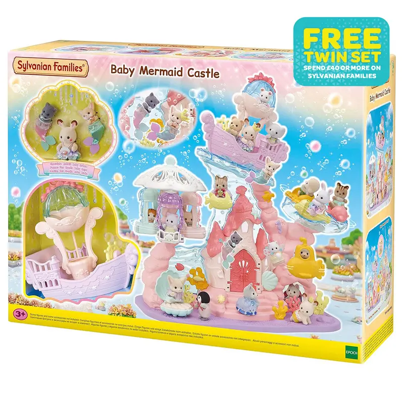 Sylvanian Families Baby Mermaid Castle Playset 1