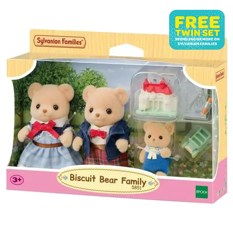 Sylvanian Families Biscuit Bear Family Set 1