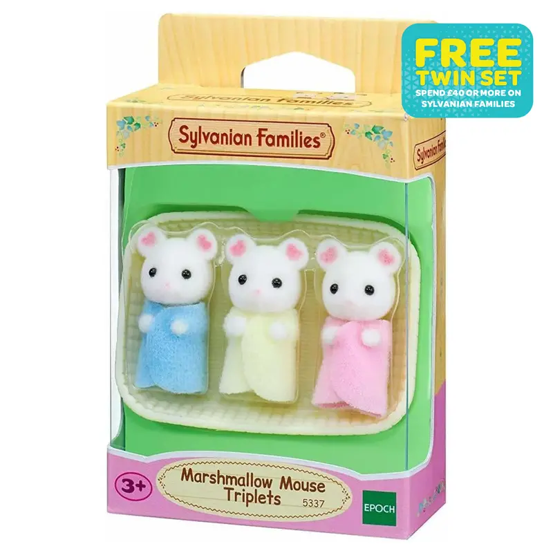 Sylvanian Families Marshmallow Mouse Triplets Set 1