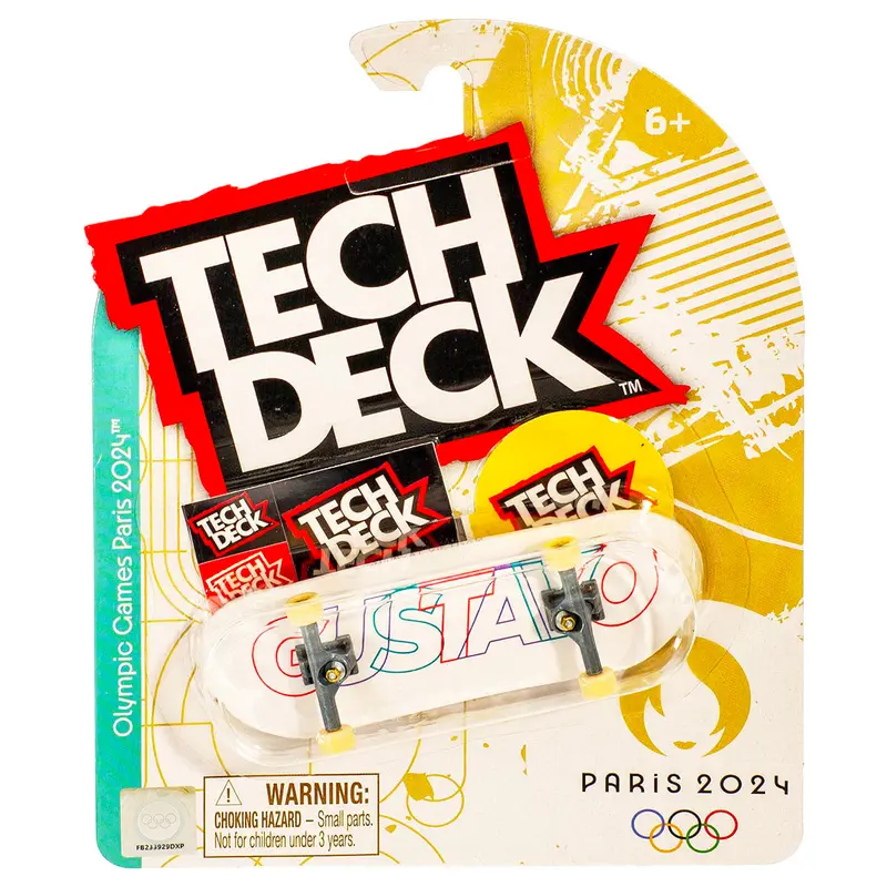 Tech Deck Olympic Games Paris 2024 Gustavo 96Mm Fingerboard 1