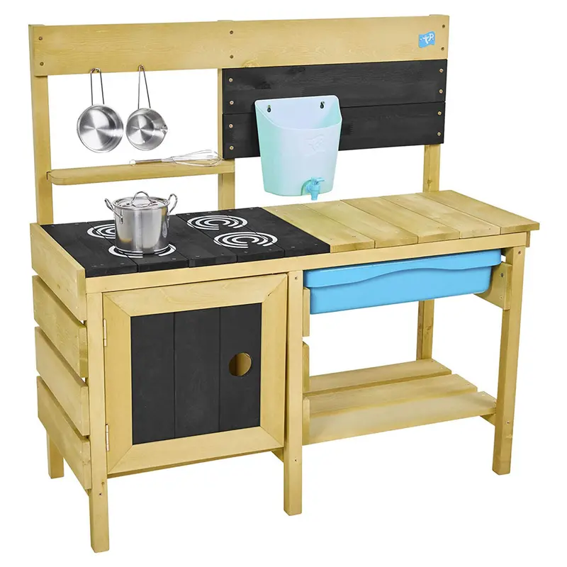Tp Deluxe Wooden Mud Kitchen 1