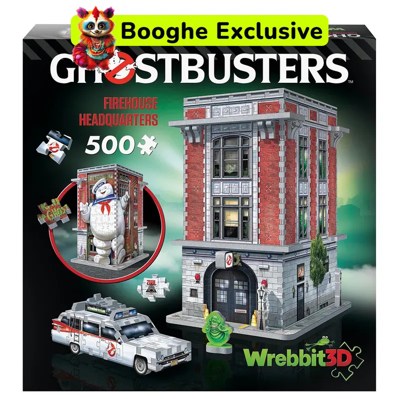 Wrebbit Ghostbusters Firehouse Headquarters 500 Piece 3D Puzzle 1
