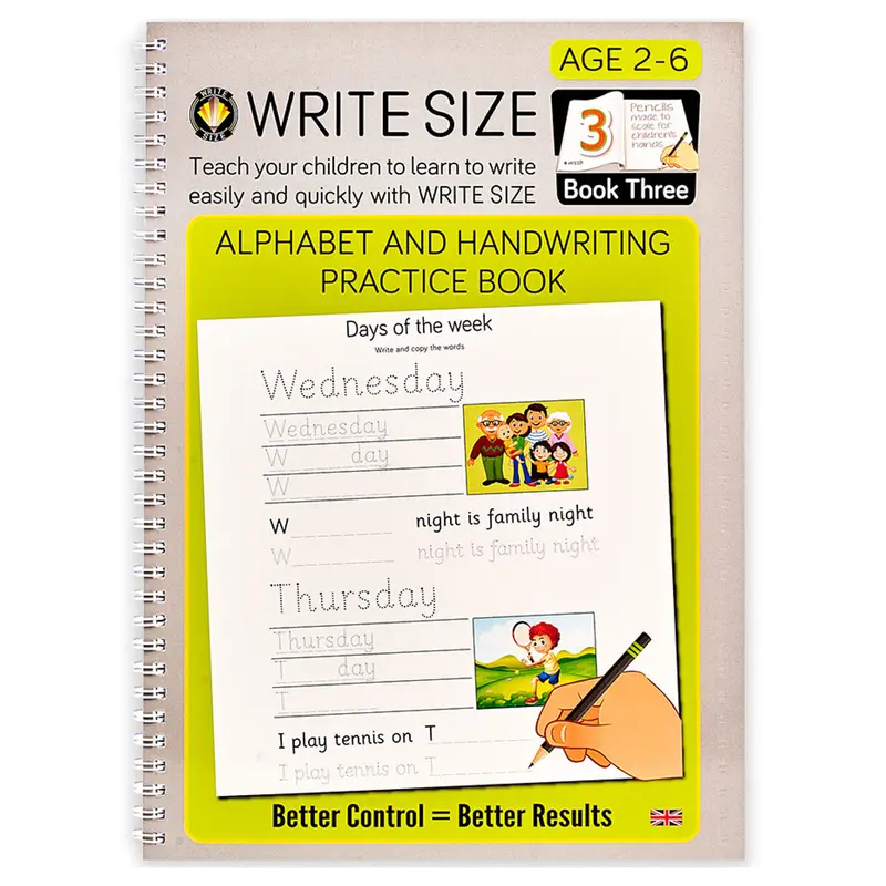 Write Size Alphabet And Handwriting Practice Pad Book 3 1