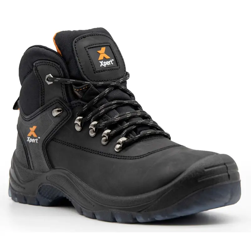 Xpert Warrior XP510 Steel-Toe Safety Boot with Lace-Up Design