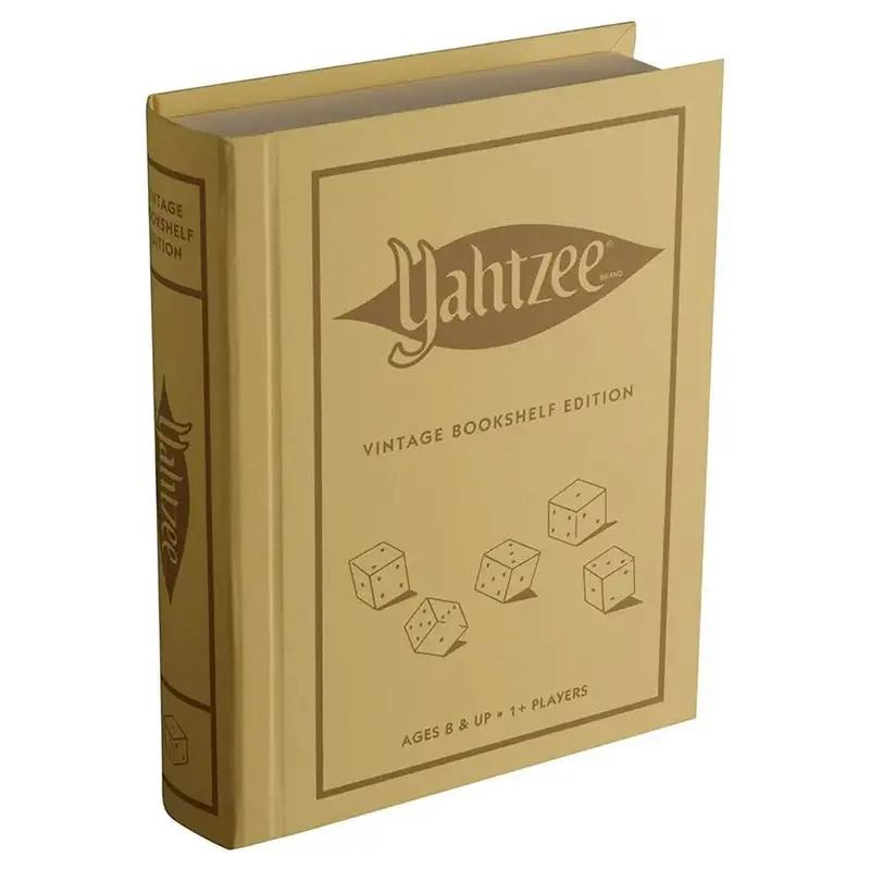 Yahtzee Vintage Bookshelf Edition Dice Game 1