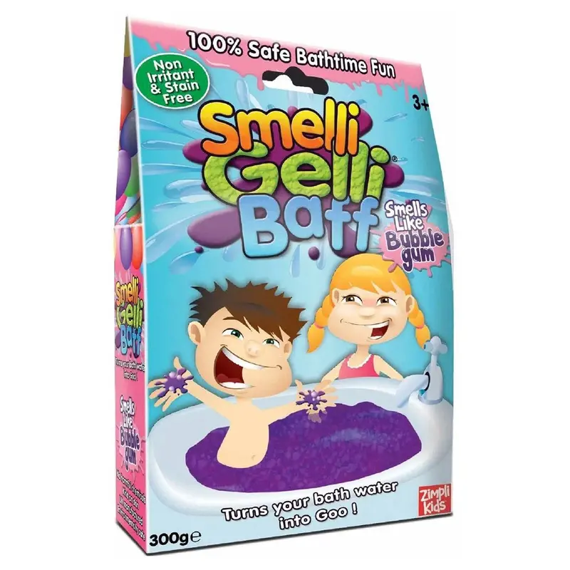 Zimpli Smelli Gelli Baff Bubblegum Scented Sensory Bath Fun 1