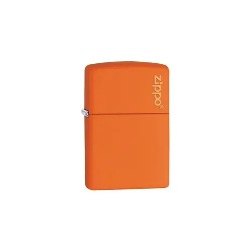 Zippo Orange Matte Lighter 1