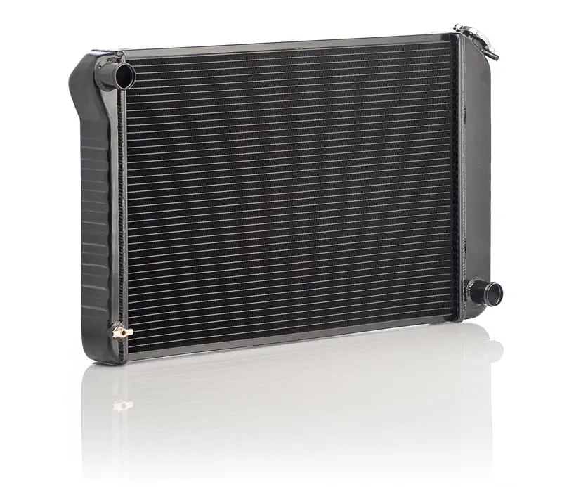 Be Cool 15010 Crossflow Radiator – Black Finish, Compatible With 1970–1981 Camaro Manual Transmission 1