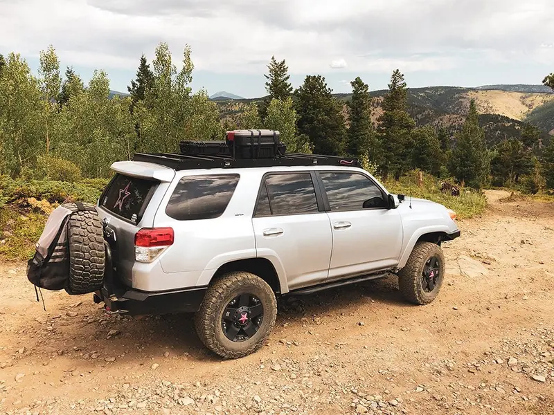 Cali Raised Led 42-Inch Dual-Row White Roof Rack For 2010–2021 Toyota 4Runner 1