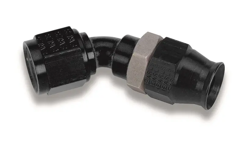 Earl'S Speed-Seal An Hose End – 45-Degree Swivel, 45 Deg. An Fitting, Part At604738Erl 1