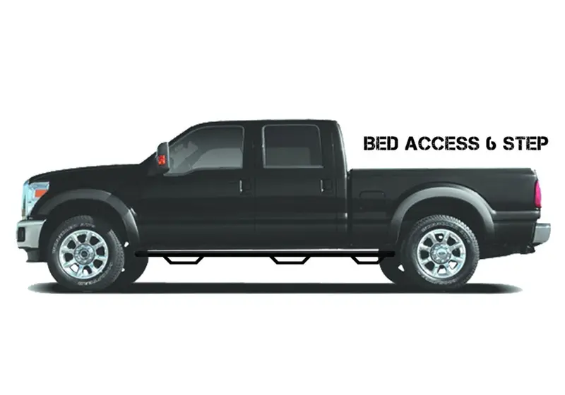 N-Fab Podium Lg-W2W Side Step System – Compatible With Ram 1500 (2015–2021), 2500/3500 (2020–2021), 6'4" Bed 1
