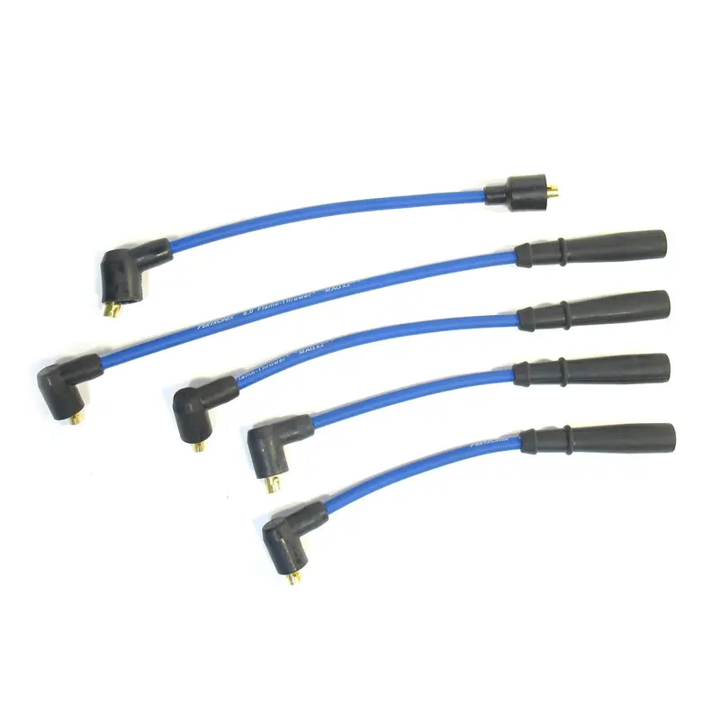 Pertronix Flame-Thrower 8Mm Spark Plug Wires – 4-Cylinder Triumph Style, Blue 1