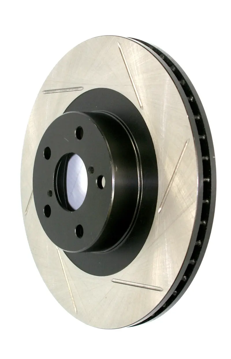 Stoptech 126.44093Sl Front Left Slotted Sport Brake Rotor – Precision-Cut For Consistent Stopping Power 1