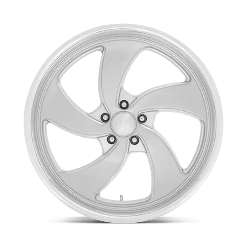 Us Mag U134228573+01L U134 Wheel – 22X8.5, 5X5.0, Silver Brushed With Military Matte Finish, +1Mm Offset 1